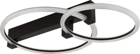 Plafoniera LED metal negru FLETCHER