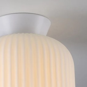 Schöner Wohnen 13574-16 - Plafonieră NAMI 1xE27/25W/230V, diam. 20 cm, albă