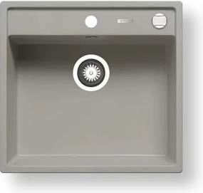 Pyramis 70058401 - Chiuvetă de bucătărie CAMEA 50x53 cm granit/gri
