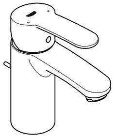 GROHE 3355220E - Baterie pentru lavoar Eurostyle Cosmopolitan, mărime S, crom