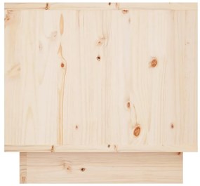 Noptiere, 2 buc., 35x34x32 cm, lemn masiv de pin 2, Maro