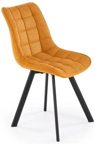 Scaun K549 stofa mustariu