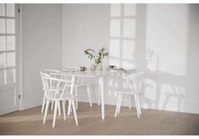 Masă de dining Rowico Lotte Drop-Leaf, 120 x 80 cm, alb