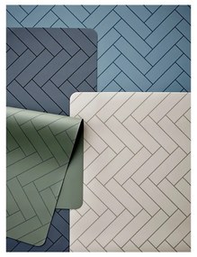 Suport din silicon pentru farfurie Södahl Tiles, 33 x 48 cm, bej