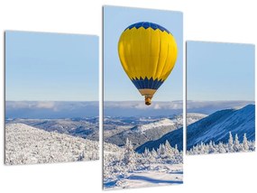 Tablou - Zbor peste peisaj de iarnă (90x60 cm)