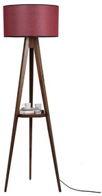 Lampadar roșu/maro cu abajur textil (înălțime 153 cm) Sehbalı Tripod – Opviq lights