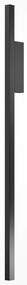 Aplica LED liniara stil minimalist Model negru