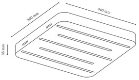 Plafonieră LED Spot-Light 2130374 NEELE LED/19,5W/230V