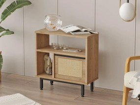 Măsuță laterală Nimelo 5 (nuc + stejar). 1094788