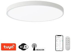 Plafonieră LED dimabilă Immax NEO 07253L SEMPLICI 60W/230V Wi-Fi Tuya alb + telecomandă