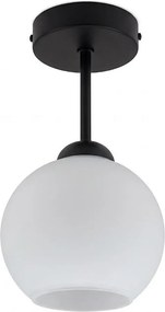BRILAGI - Lustră LED aplicată RETRO GLASS 1xE27/60W/230V Ø 15 cm negru/alb
