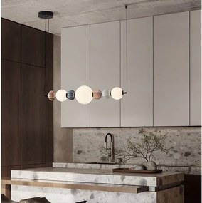 Lustra LED cu ceramica multicolora DAZZ