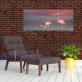 Tablou - Flamingo (120x50 cm)