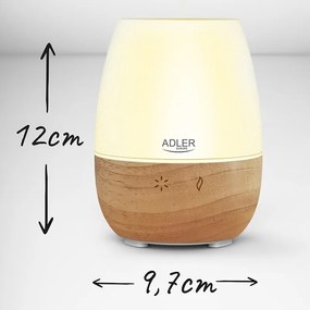 Difuzor arome ultrasonic 3 in 1 adler