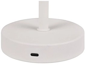 Veioză albă LED cu intensitate reglabilă (înălțime 30 cm) Jeff – Trio