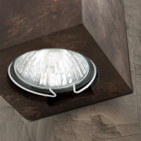 Aplica LED de perete design ambiental Cube antique rustic