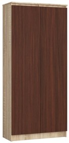 Dulap de haine Rainer II (Stejar sonoma + wenge). 1069821