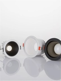 Spot LED incastrabil tavan fals / plafon LUELA negru