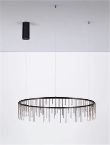 Lustra LED design ambiental deosebit Stellar 80cm