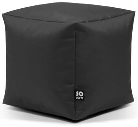 Fotoliu puf pentru copii roșu Cube M – So Soft?