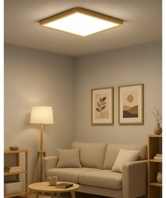 Plafonier LED, 40W, 230V, 3000/4000/6500K, 50x50 cm, bej