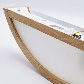 Aplică LED Brilagi CARVALHO 1xE27/60W/230V stejar