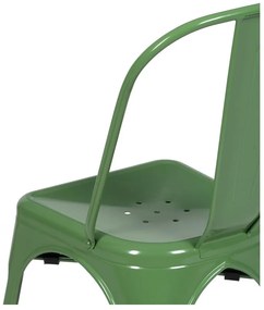 Scaune de dining verde 2 buc. din metal – Ixia