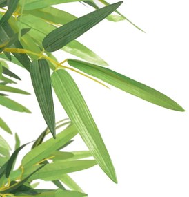 244456 vidaXL Bambus artificial cu ghiveci 120 cm, verde