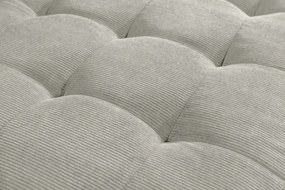 Coltar modern, Catifea raiata greige STOCKHOLM 220cm