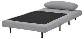 Scaun rabatabil Billy, gri / lemn natural