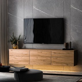 Masa TV Neon iluminat Atlantic Pine