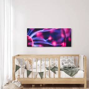 Tablou abstract mov (120x50 cm)