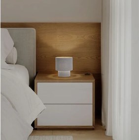 Veioza, Lampa de masa cu abajur gri SYRIN