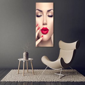 Imprimare tablou canvas Buze rosii