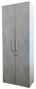 Dulap cu 2 usi gri deschis 80/42/219 cm