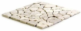 Marmură mozaic Garth- gresie albă 1pc