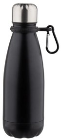 Sticlă de apă Altom din oțel inoxidabil cucarabină 350 ml , negru