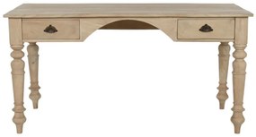 Birou în stil French Provincial, din lemn masiv de mango „Montpellier”