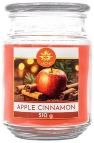 Lumânare ARÔME 510 g, în sticlă, Apple Cinnamon