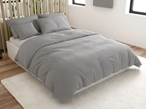 Lenjerie de pat din bumbac cu finisaj creponat LUXERA gri deschis buzunar hotel II.calitate Dimensiune lenjerie de pat: 70 x 90 cm | 140 x 200 cm