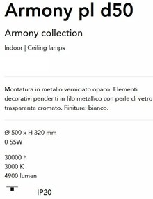 Lustra LED design elegant Armony pl d50