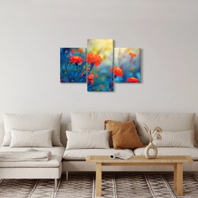 Tablou - Flori portocalii (90x60 cm)
