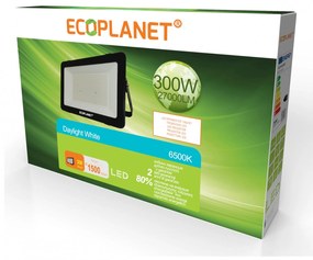 Proiector LED Ecoplanet, Slim Tablet SMD, 300W (1500W), 27000LM, IP65, 175-265V, lumina rece 6500k Lumina rece - 6500K