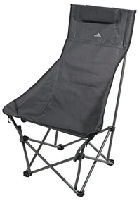 Cattara 13467 Scaun pliabil de camping Merit Foldi, negru