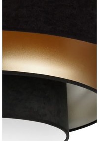 Plafonieră LED Duolla LUNETA LED/26W/230V d. 60 cm 4000K negru/auriu