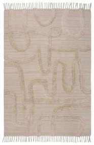 Covor bej țesut manual din lână 160x230 cm Loma – Flair Rugs