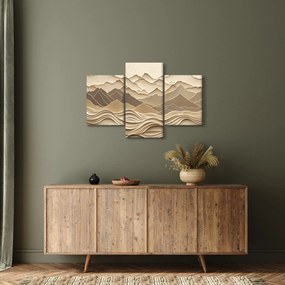 Tablou - Linii Montane 3D (90x60 cm)