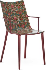 Scaun HHH „Impresie grafică”, variantă multiplă - Kartell Culoare: Vínová / lak