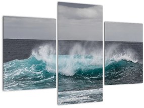 Tablou - Valuri pe ocean (90x60 cm)
