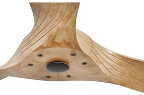 Ventilator de tavan cu telecomanda design modern MOREA maro/ lemn pin